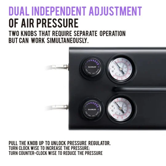 42878-Compresseur d'air pour aérographe série Dual Drive GT-918 Gaahleri - 42878