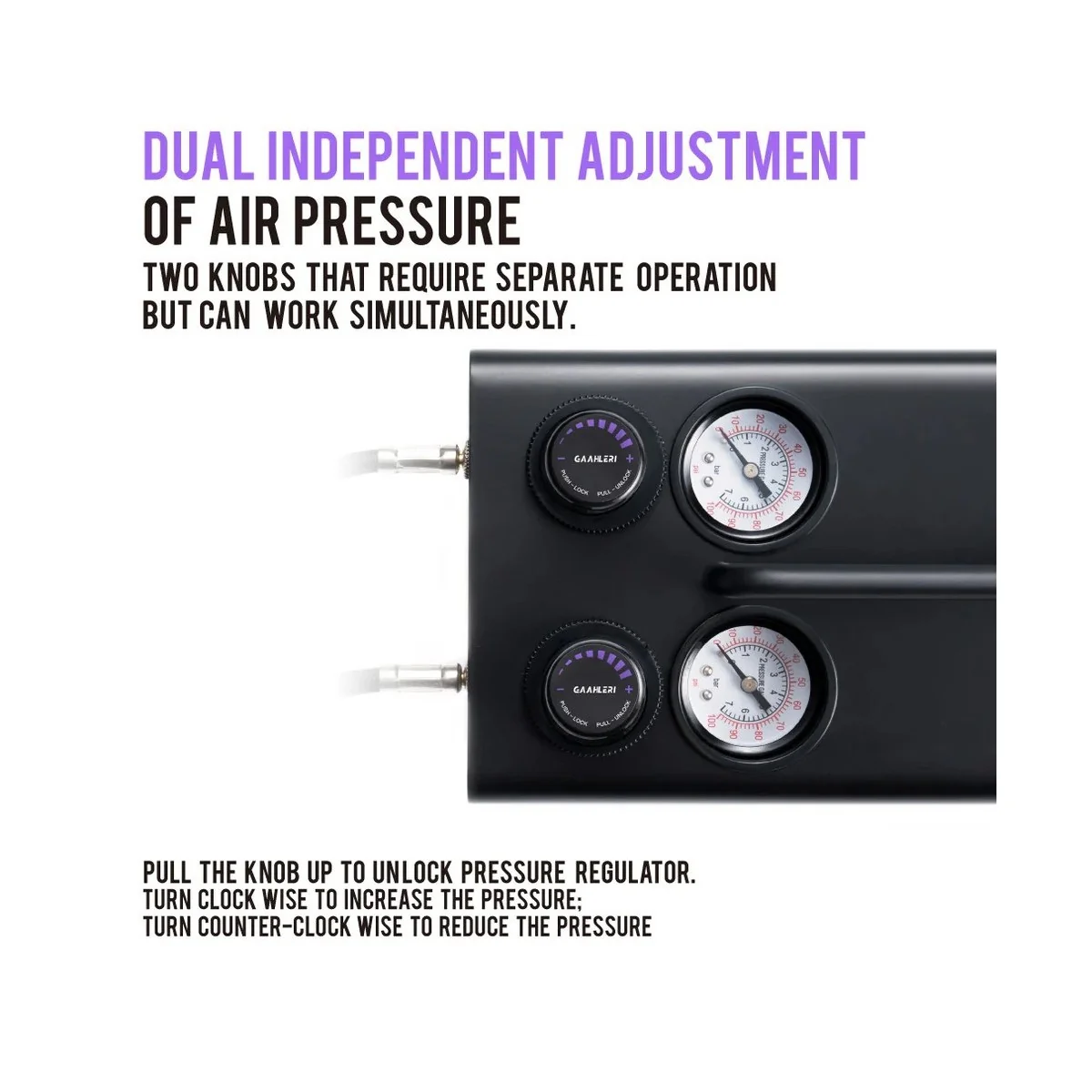 Dual Drive GT-918 Series Airbrush Air Compressor Gaahleri - 42878 Dual Drive GT-918 Series Airbrush Air Compressor Gaahleri - 42878