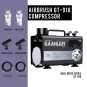 Dual Drive GT-918 Series Airbrush Air Compressor Gaahleri - 42878 42878-Dual Drive GT-918 Series Airbrush Air Compressor Gaahleri - 42878