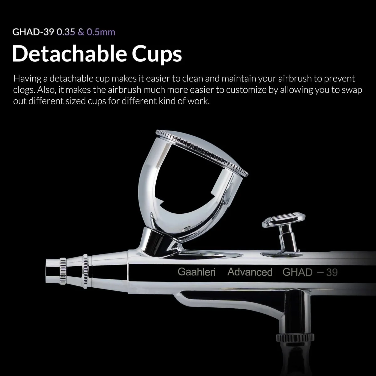 Aérographe GHAD-39 Advanced Séries Gaahleri Gaahleri 40133 - 6