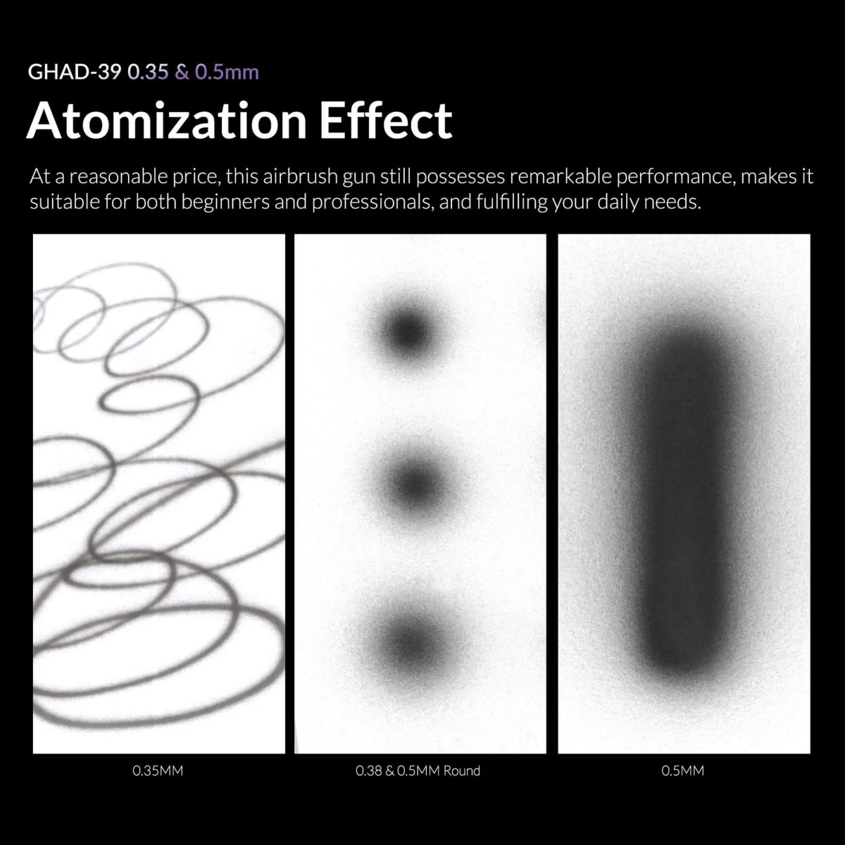 Aérographe GHAD-39 Advanced Séries Gaahleri Gaahleri 40133 - 11