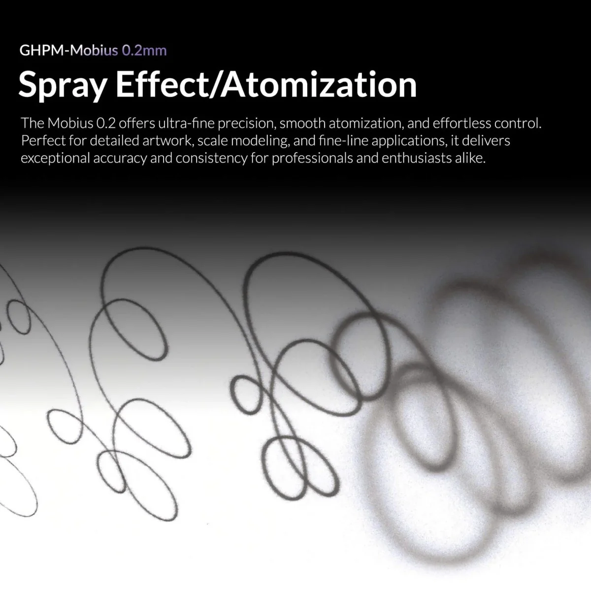 Airbrush GHPM-Mobius 0.2 mm Premium Gaahleri Series - 40850 Airbrush GHPM-Mobius 0.2 mm Premium Gaahleri Series - 40850