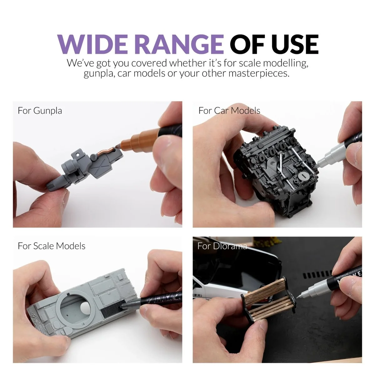 Ensemble de marqueurs série métallique Gaahleri Gaahleri 42328 - 6