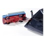 500504157-MB 1620 covered truck with trailer, 2.4GHz, RTR, 1/87 scale Carson