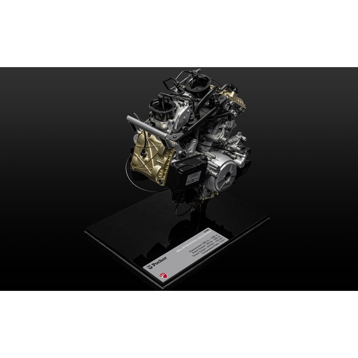 Ducati V2 Superquadro 1/4 engine - Pocher HKM124 - HKM124
