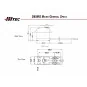 Hitec D85MG Metal Digital Servo Hitec 1-00068 - 3 1-00068-Hitec D85MG Metal Digital Servo - 1-00068