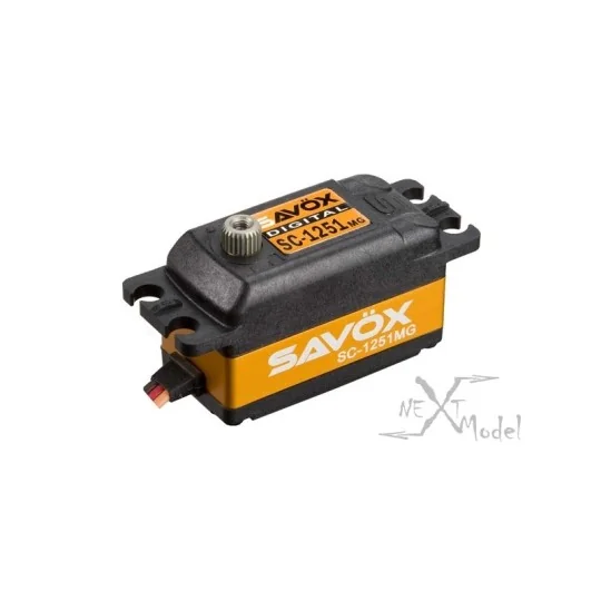 SC-1251MG+-Servo SC-1251MG low profile Savox - SC-1251MG+