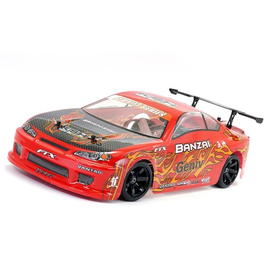 FTX5529-Banzai 4WD Drift rouge 1/10 RTR FTX