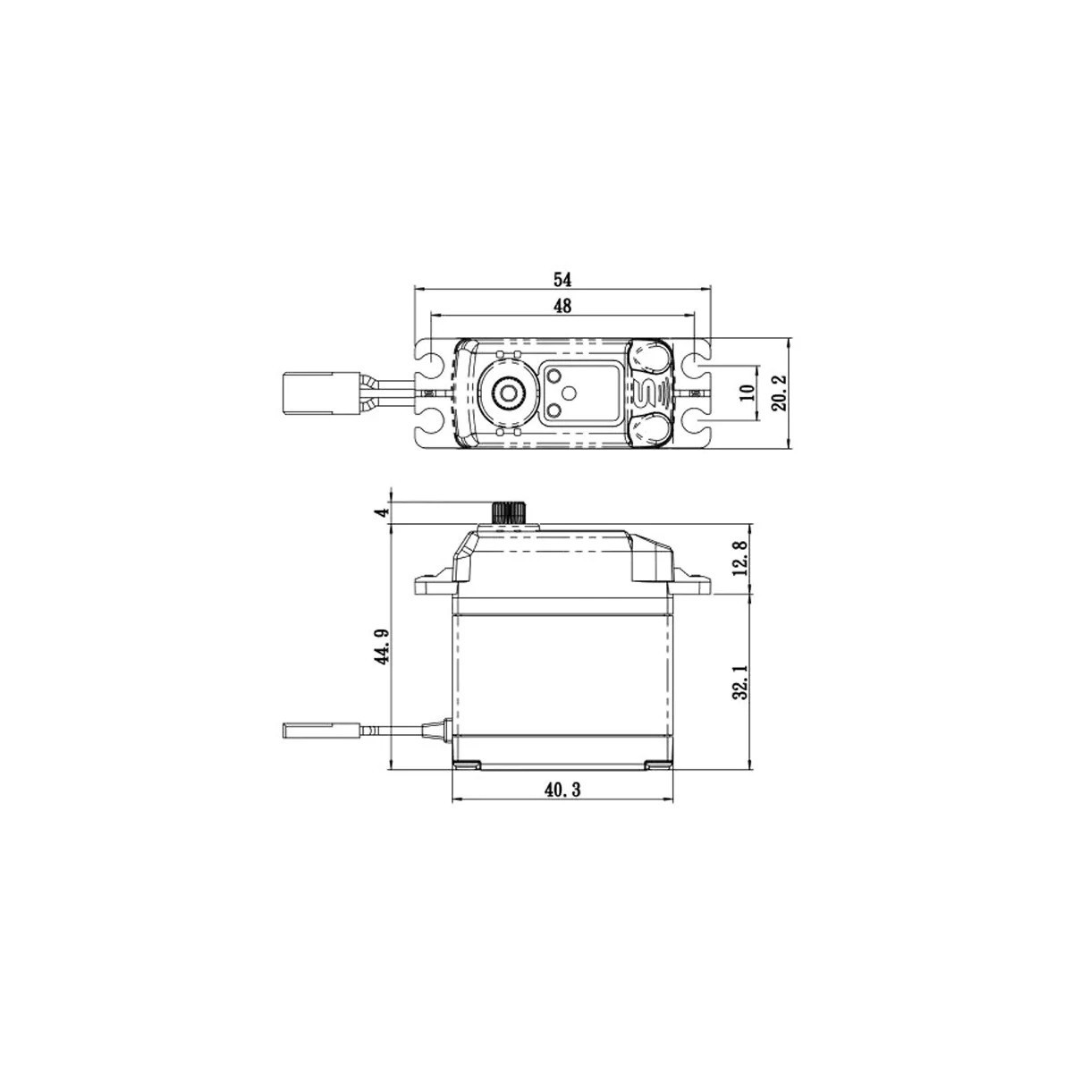 Servo SA-1231SG+ 12kg 0.14s Savox Savox SA-1231SG+ - 2