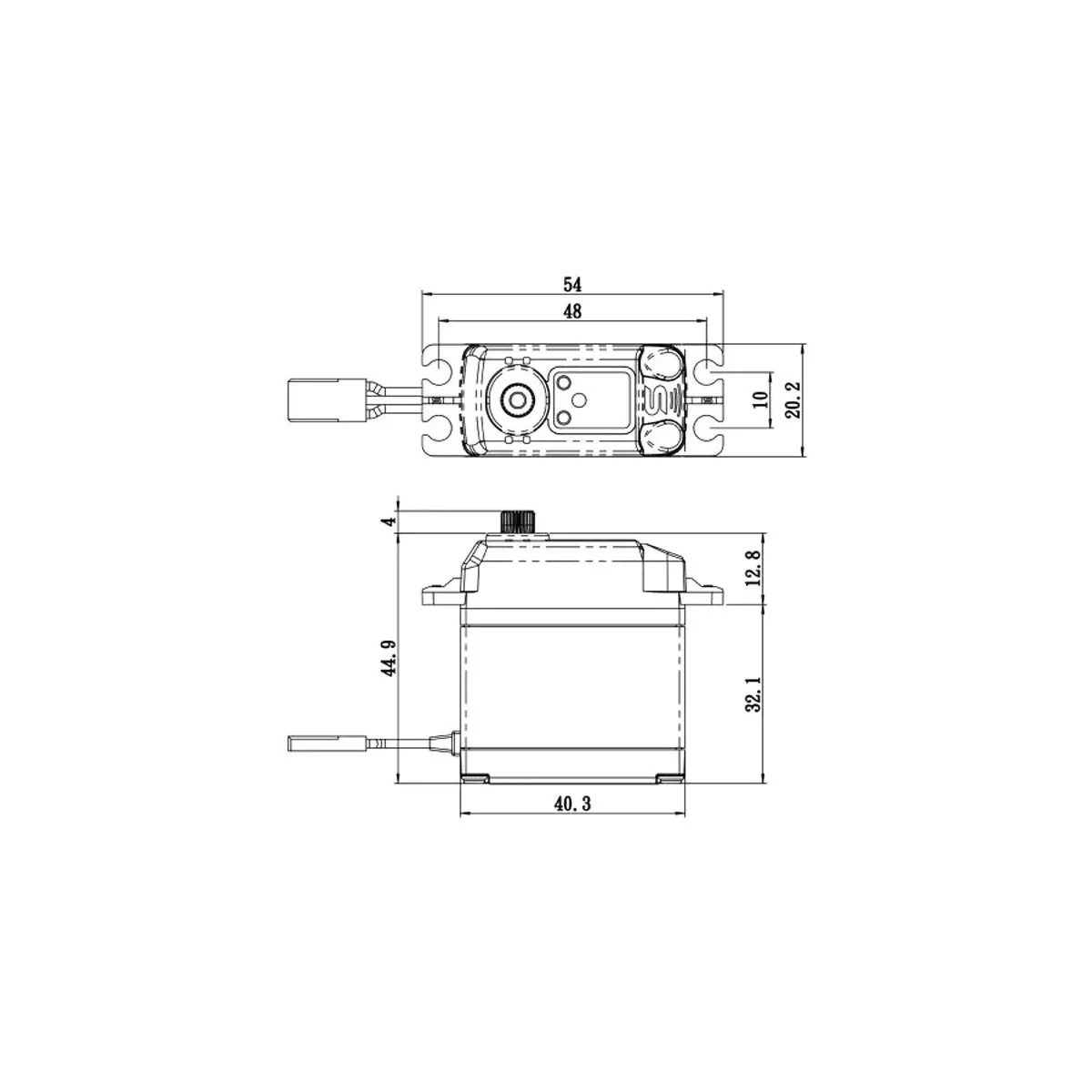 Servo SA-1231SG+ 12kg 0.14s Savox Savox SA-1231SG+ - 2