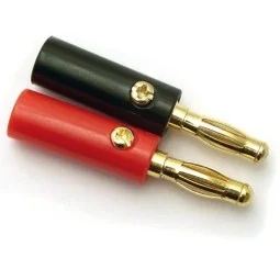 Fiches bananes OR PK 4mm Konect KN-130304 - 1