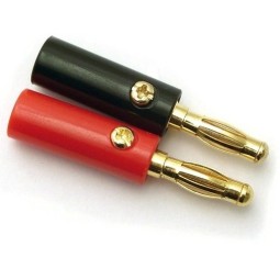 Fiches bananes OR PK 4mm Konect KN-130304 - 1