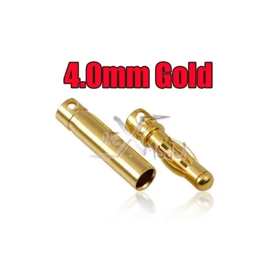 Fiches PK Male / Femelle 4mm DYS 8024 - 2 8024-Fiches PK Male / Femelle 4mm - 8024