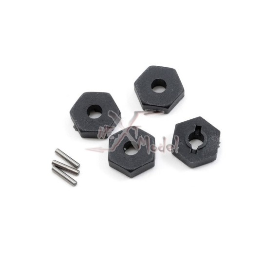 Wheel hubs, hex Traxxas TRX-7154 - 2 TRX-7154-Wheel hubs, hex - TRX-7154