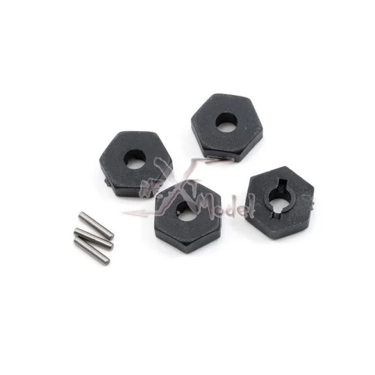 TRX-7154-Wheel hubs, hex - TRX-7154
