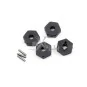 TRX-7154-Wheel hubs, hex - TRX-7154