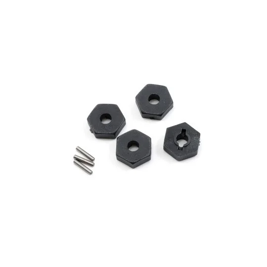 TRX-7154-Wheel hubs, hex - TRX-7154