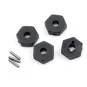 TRX-7154-Wheel hubs, hex - TRX-7154