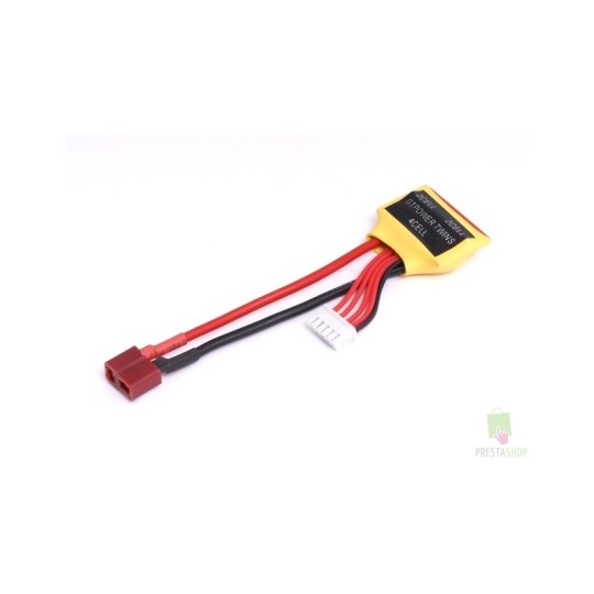 GT-2X2S-Cordon de charge/équilibrage série Li-Po 2x2S Dean