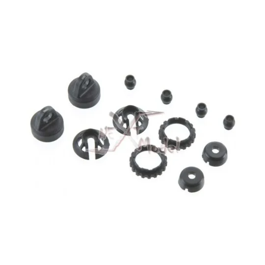 TRX-7065-Caps and spring retainers GTR Shock - TRX-7065