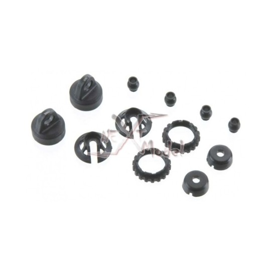TRX-7065-Caps and spring retainers GTR Shock - TRX-7065