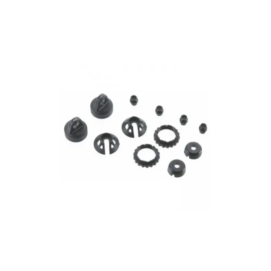 TRX-7065-Caps and spring retainers GTR Shock - TRX-7065