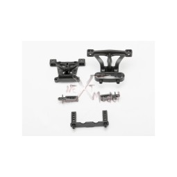 Support amortisseur av. et ar. + plots Traxxas TRX-7015 - 2