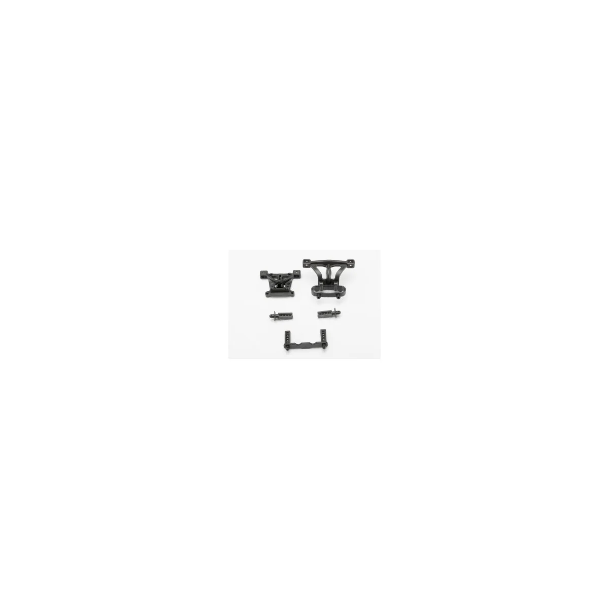 Av. shock-absorber bracket and AR + studs Traxxas TRX-7015 - 1