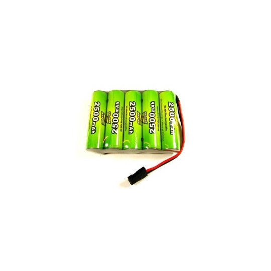 Z03N5255S-Battery Ni-Mh 2500mAh 6V (JR) A2Pro Rx
