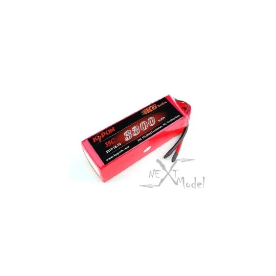 KT3300/35-5S-Li-Po 3300mAh 35C 5S 18.5V (Dean) Kypom - KT3300/35-5S