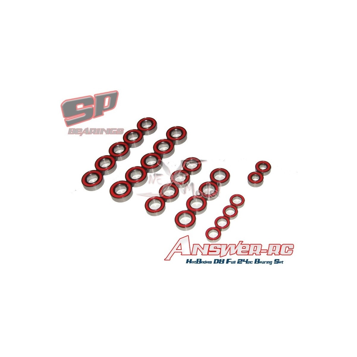 Kit roulements étanches Kyosho MP9 Answer Answer ANSBRMP91 - 2