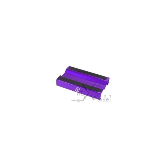 ST-11/PU-Stand alu violet pour voiture 1/10 3Rracing