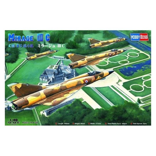 HB80315-Mirage III C French AF 1/48 Hobby Boss