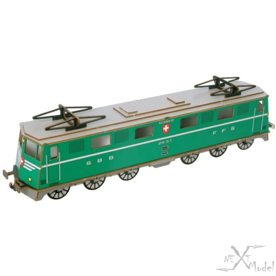 Locomotive SBB Ae 6/6 green 3D-Model Siva Siva SV-70009 - 2 SV-70009-Locomotive SBB Ae 6/6 green 3D-Model Siva - SV-70009