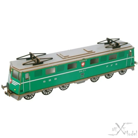 Locomotive SBB Ae 6/6 green 3D-Model Siva Siva SV-70009 - 2 SV-70009-Locomotive SBB Ae 6/6 green 3D-Model Siva - SV-70009