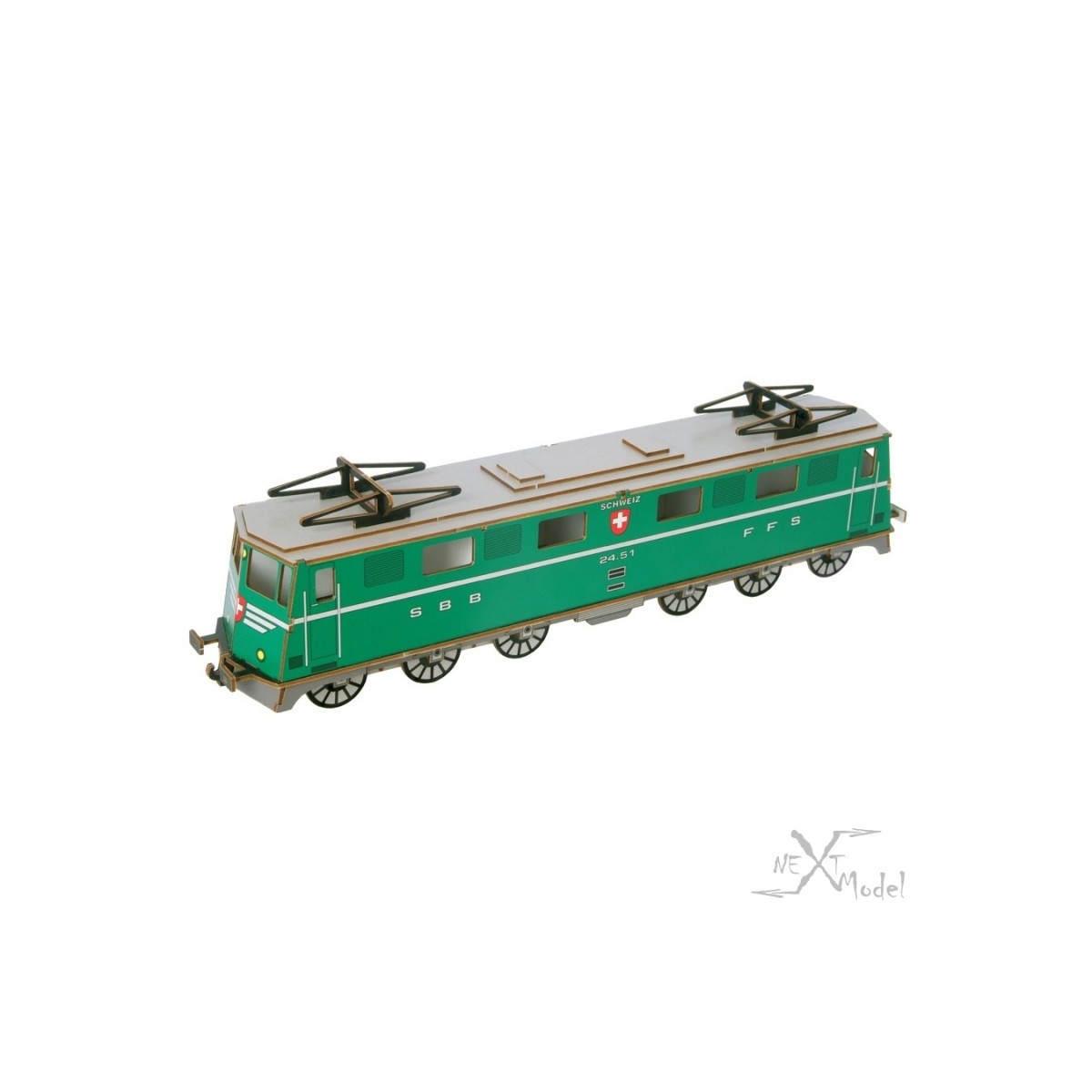 Locomotive SBB Ae 6/6 green 3D-Model Siva Siva SV-70009 - 2