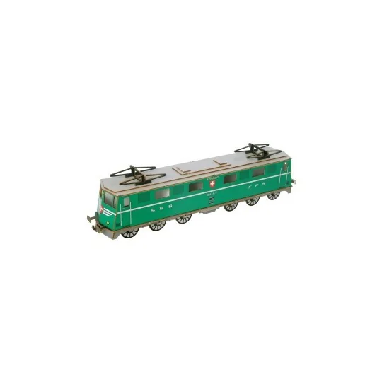 SV-70009-Locomotive SBB Ae 6/6 vert 3D-Model Siva - SV-70009