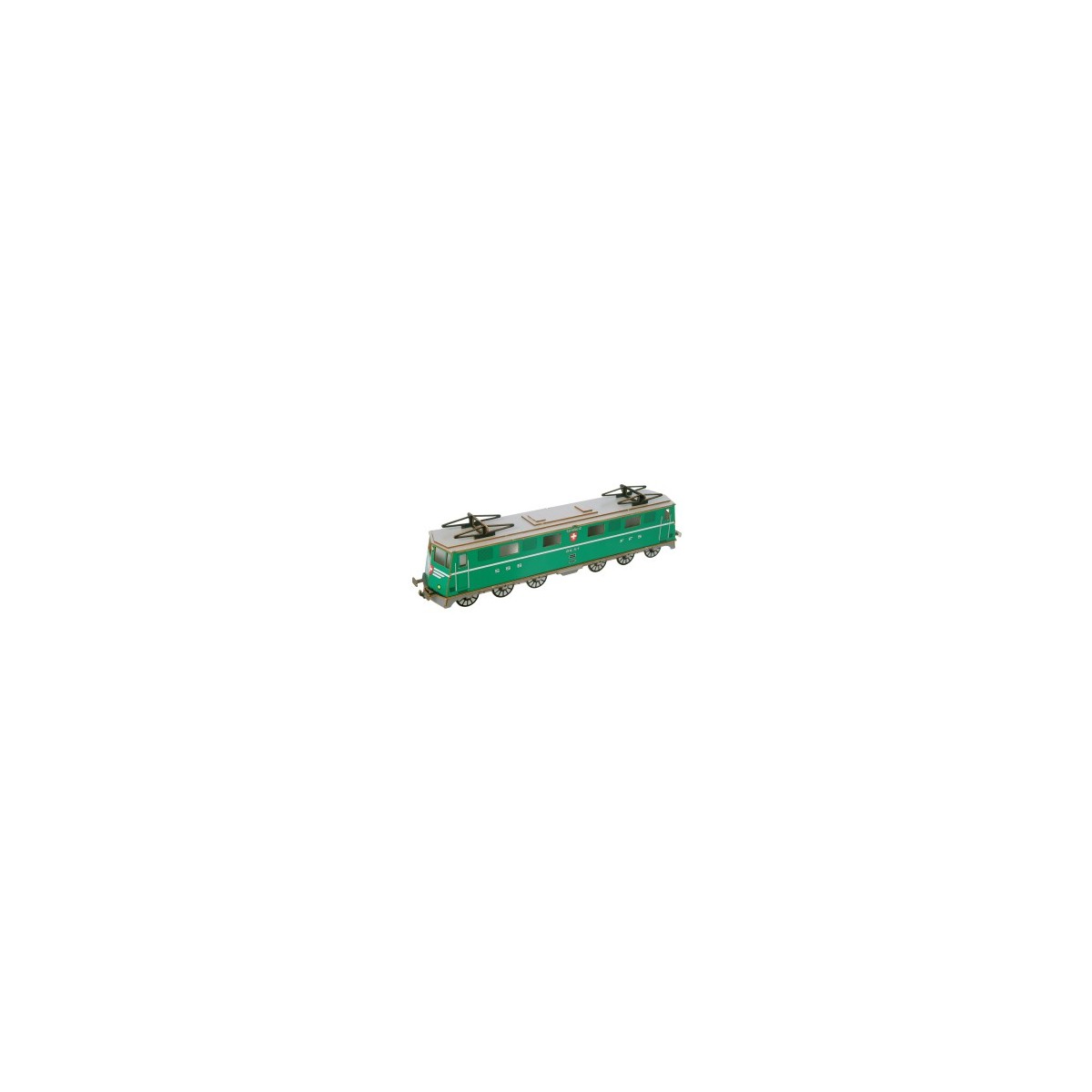 Locomotive SBB Ae 6/6 green 3D-Model Siva Siva SV-70009 - 1