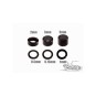 TA-019BK-Spacers alu black M4 (4 x 6 sizes) T-Works - TA-019BK