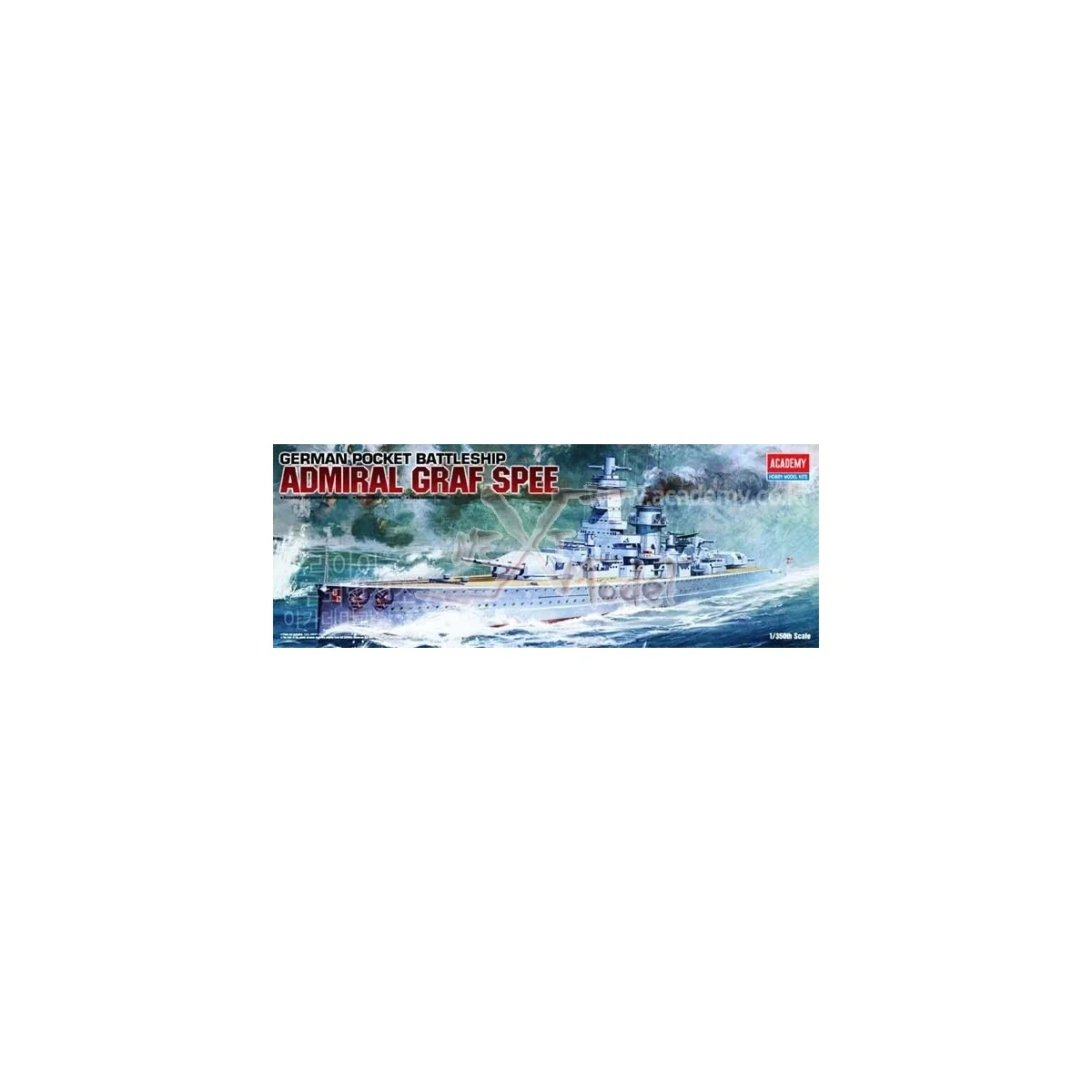 Admiral Graf Spee 1/350 Academy Academy AC14103 - 5