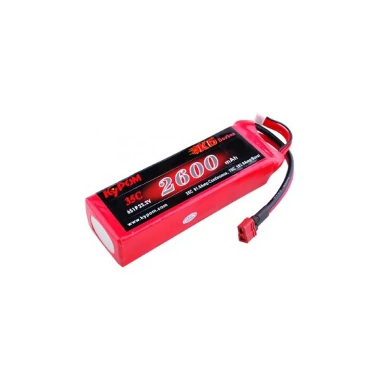 KT2600/35-6S-Li-Po 2600mAh 35C 6S 22,2V (Dean) Kypom - KT2600/35-6S
