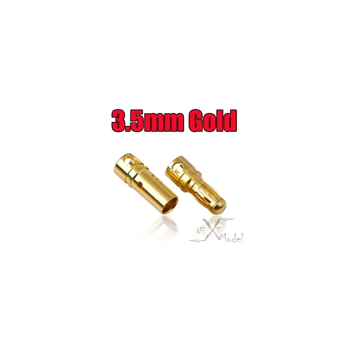 Fiches PK Male / Femelle 3.5mm DYS 8023 - 2 Fiches PK Male / Femelle 3.5mm DYS 8023 - 2