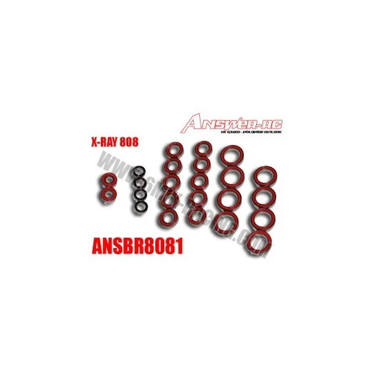 ANSBR8081-Kit sealed bearings XRay 808 Answer