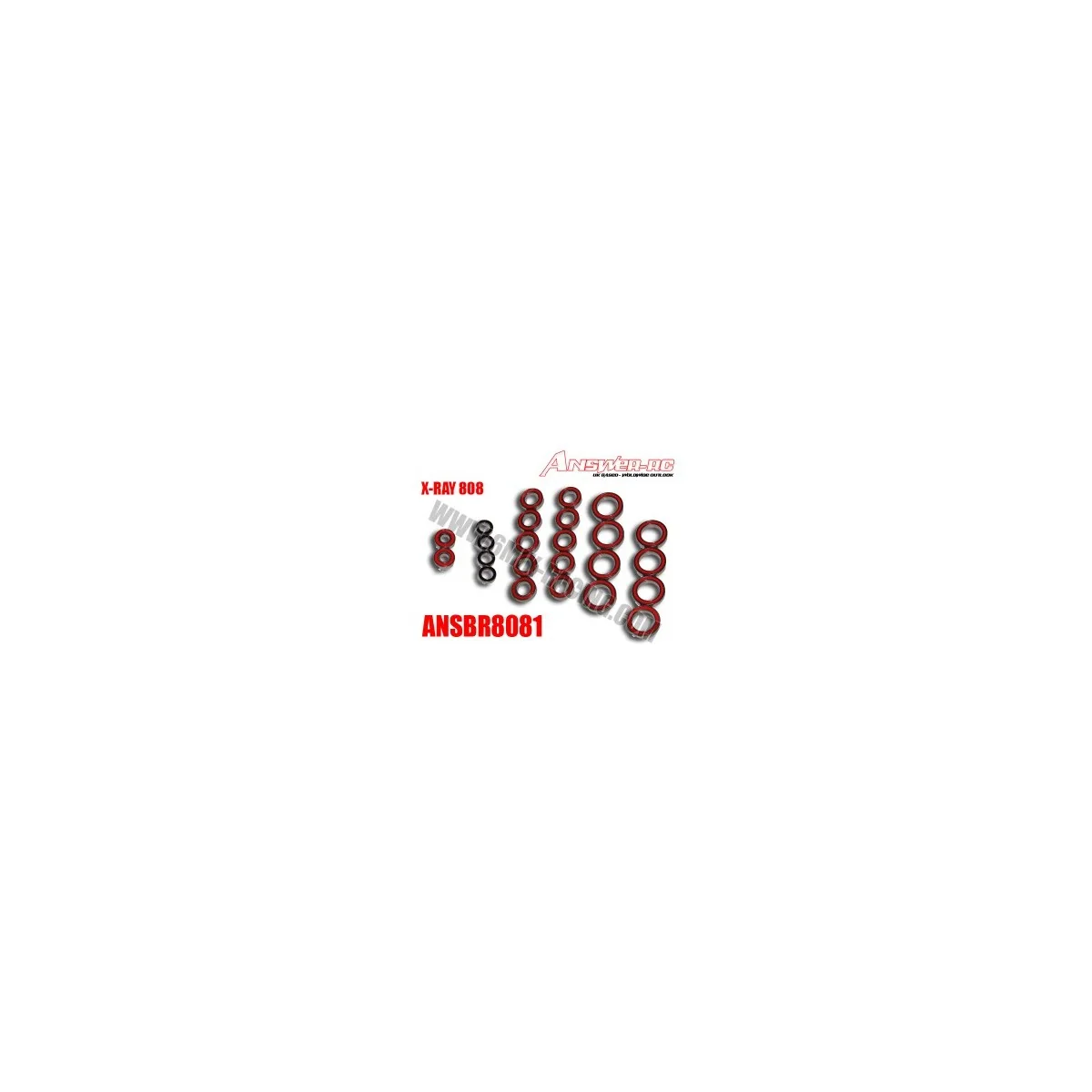 Kit sealed bearings XRay 808 Answer Answer ANSBR8081 - 1 Kit sealed bearings XRay 808 Answer Answer ANSBR8081 - 1