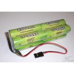 Transmitter battery 9.6V 2500mAh block (JR) - A2Pro A2Pro Z03N8255B - 1