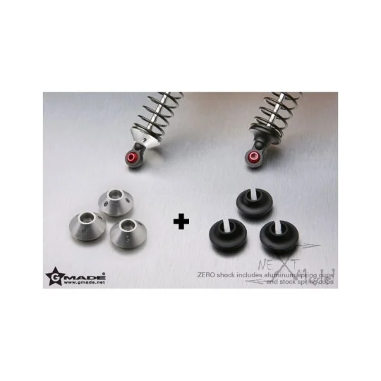 Shock absorbers Team ZERO blacks 94mm soft (4) Gmade Gmade GM20404 - 4 GM20404-Shock absorbers Team ZERO blacks 94mm soft (4) Gmade - GM20404