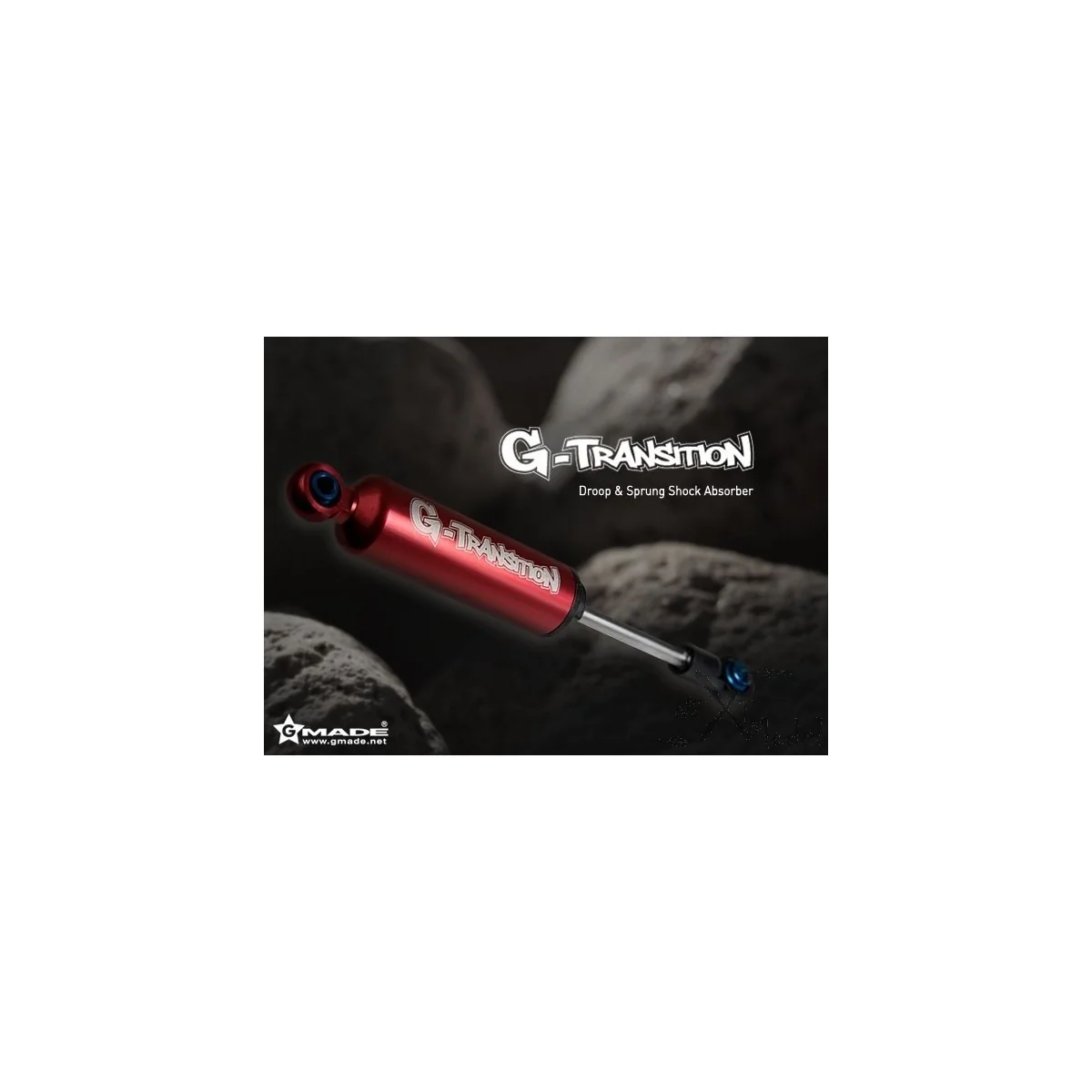 Amortisseurs G-Transition rouges 90mm (4) Gmade Gmade GM20601 - 5