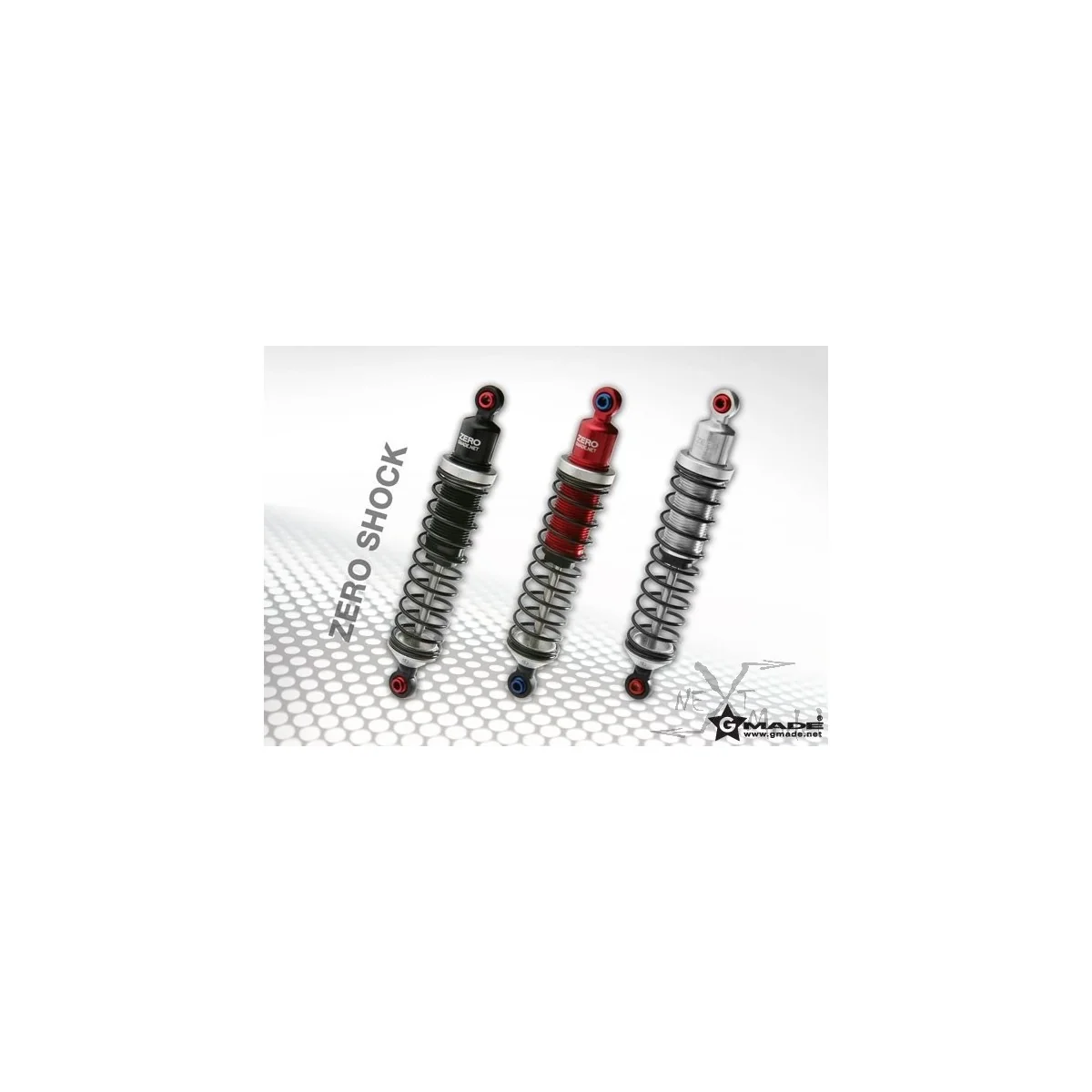 Amortisseurs Team ZERO argent 104mm (4) Gmade Gmade GM20202 - 2