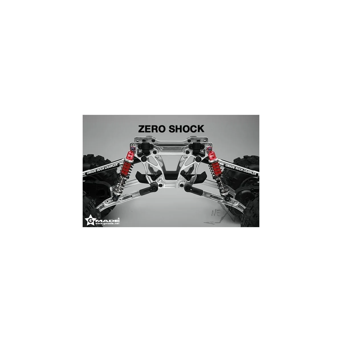 Amortisseurs Team ZERO argent 104mm (4) Gmade Gmade GM20202 - 10