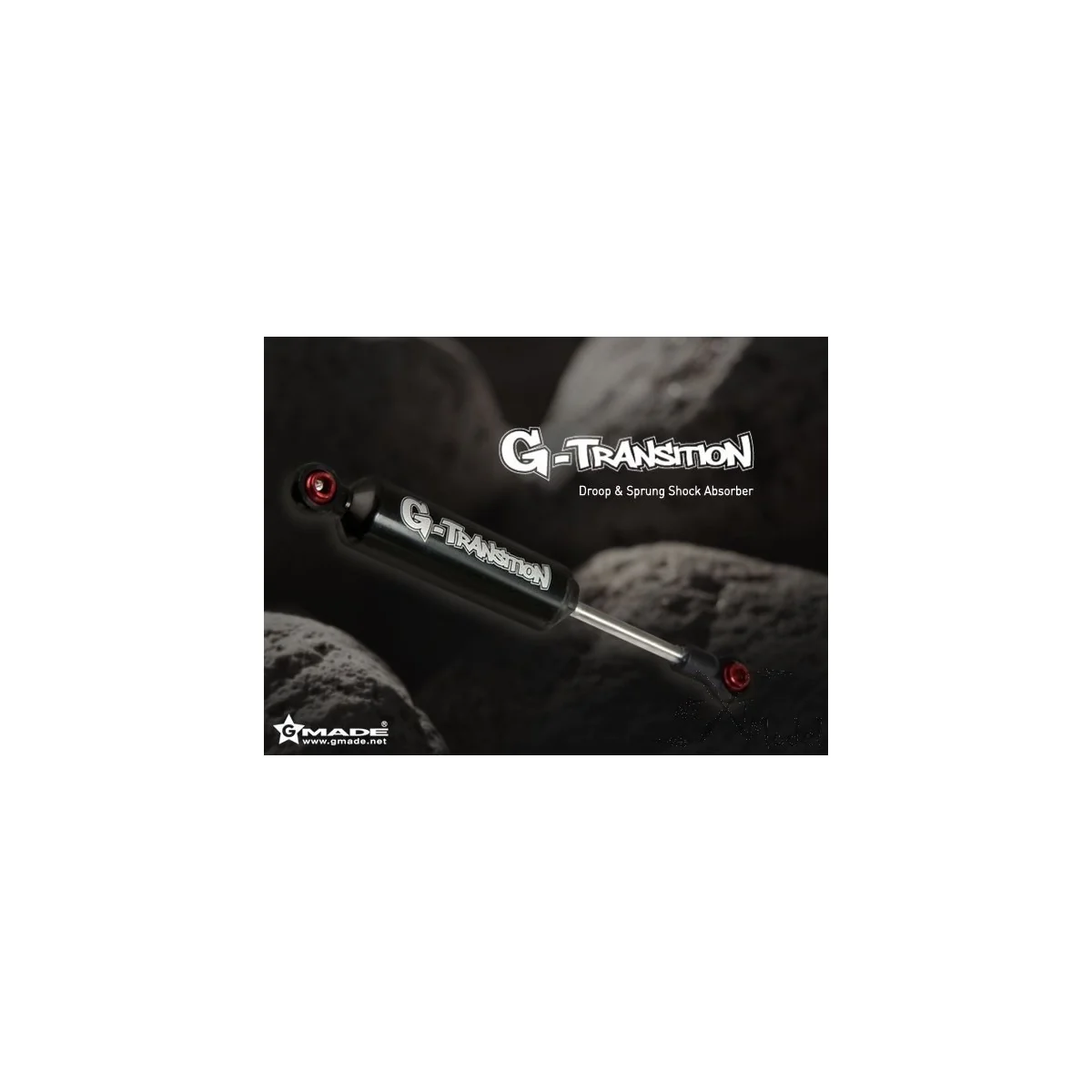 Amortisseurs G-Transition noirs 90mm (4) Gmade Gmade GM20604 - 5